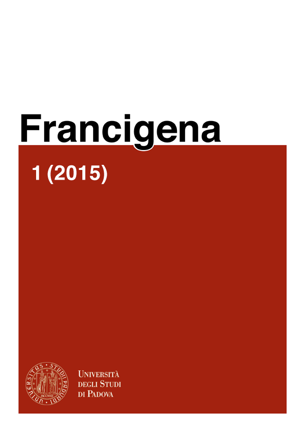 Copertina Francigena I (2015)